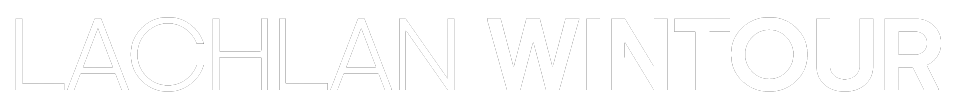 Lachlan Wintour Logo - White